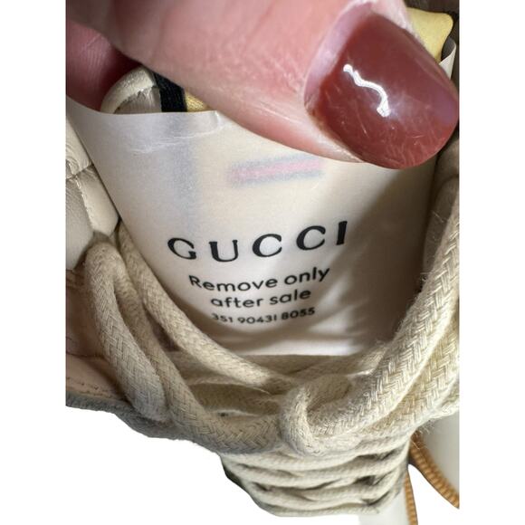 Gucci NIB GG Supreme Combat Boots in White Size 40.5 - Picture 11 of 16